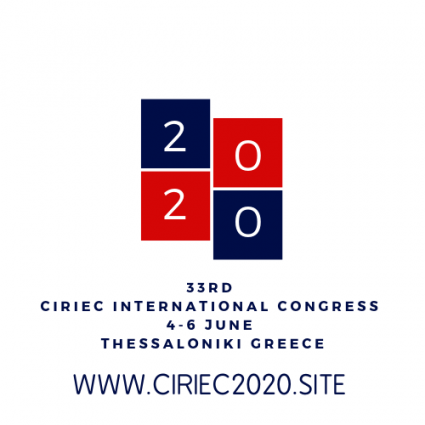 CIRIEC International: В начале июня 2020 года в Салониках пройдет крупнейшее международное мероприятие в сфере социальной экономики